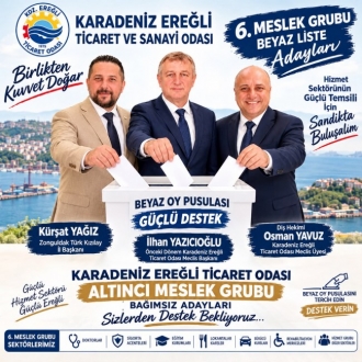 6. Meslek Grubu’nda Bağımsız Adaylardan Teşekkür Mesajı