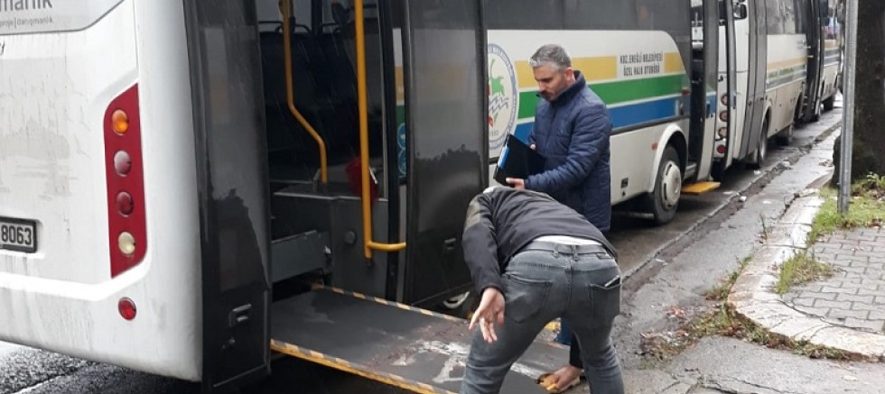 ÇİLEK HALK OTOTBÜSLERİ DENETİMDEN GEÇTİ