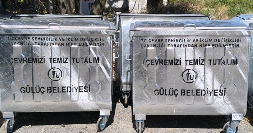 Gülüç Belediyesi’ne 265 Yeni Çöp Konteyneri