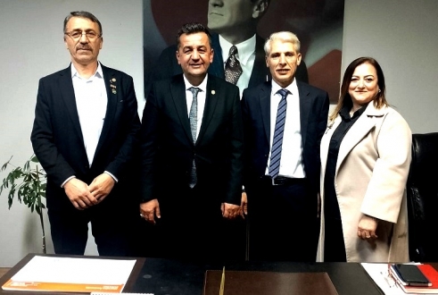 Başkan Mehmet Öztürk'ten Başkan Yılmaz’a  ziyaret