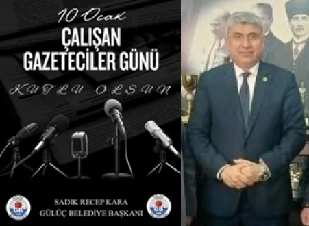 BAŞKAN SADIK KARA'DAN 10 OCAK MESAJI