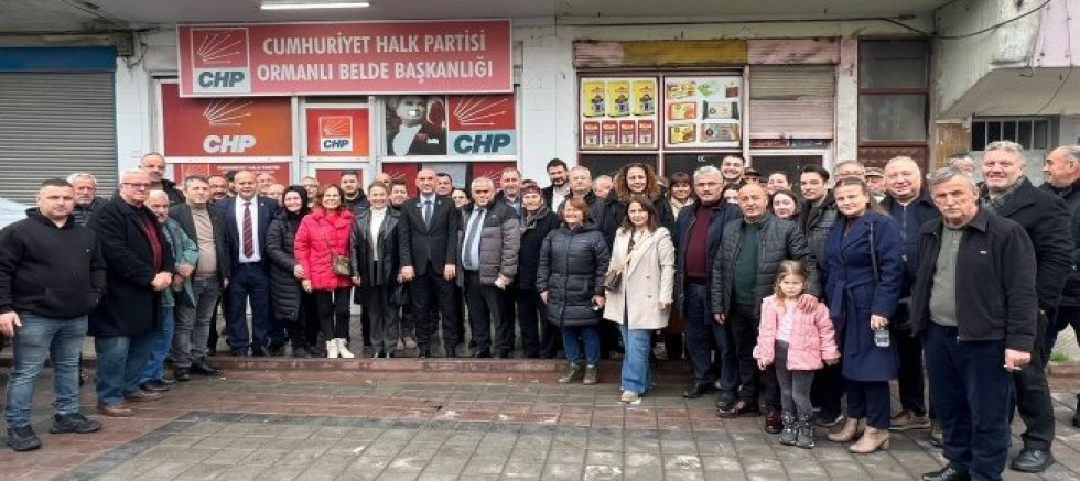CHP ORMANLI BELDE BAŞKANLIĞI AÇILIŞI GERÇEKLEŞTİ