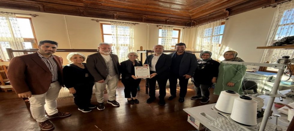 Coğrafi İşaret Belgesi Başkan Duman’a teslim edildi