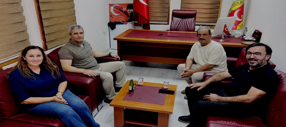 EMNİYET MÜDÜRÜ HASAN ÜNLÜ'DEN EGD'YE VEDA ZİYARETİ