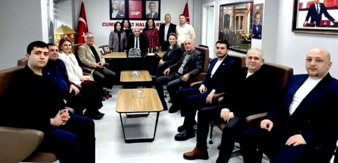 EREĞLİ CHP'DEN ZONGULDAK CHP'YE ZİYARET