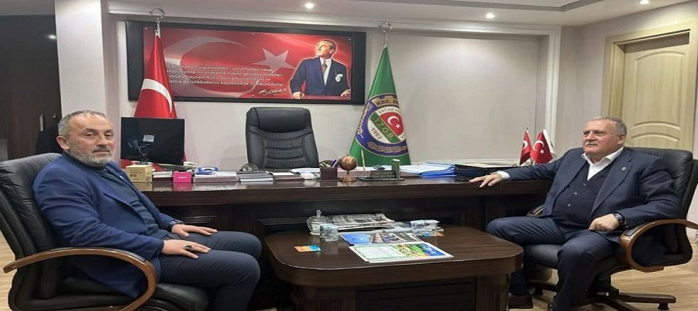 Fazlı Erdoğan Ziraat Odasını Ziyaret Etti