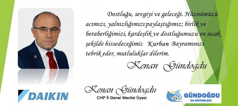 GÜNDOĞDU'DAN BAYRAM MESAJI