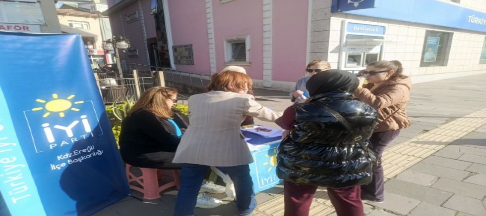 İYİ PARTİ STANT KURDU!..