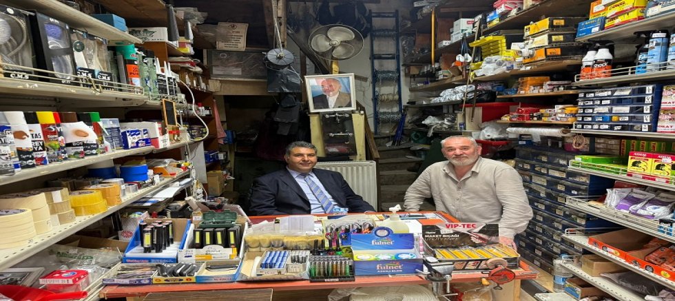 KAYMAKAM YILMAZ’DAN ÇARŞI ESNAFINA ZİYARET
