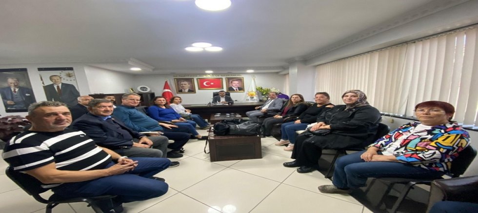 KDZ.EREĞLİ GAZETECİLER DERNEĞİ’NDEN AK PARTİ’YE ZİYARET