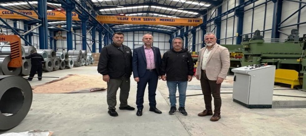 Kdz. Ereğli TSO Başkanı Arslan Keleş, Ereğli Yıldız Çelik’e hayırlı olsun ziyaretinde bulundu