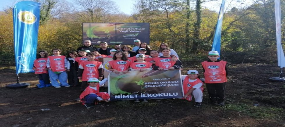 MİLLİ AĞAÇLANDIRMA SEFERBERLİĞİNE NİMET İLKOKULU'NDAN DESTEK