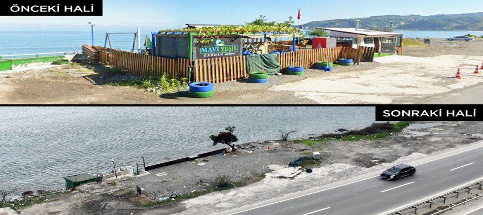 PLAJLAR BÖLGESİ KAÇAK YAPI VE İŞGALLERDEN TEMİZLENDİ