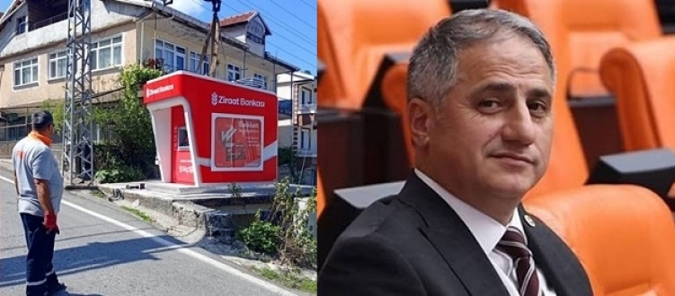 VEKİLİMİZ BOZKURT’TAN KAPTAŞ’A (ATM)BANKAMATİK MÜJDESİ