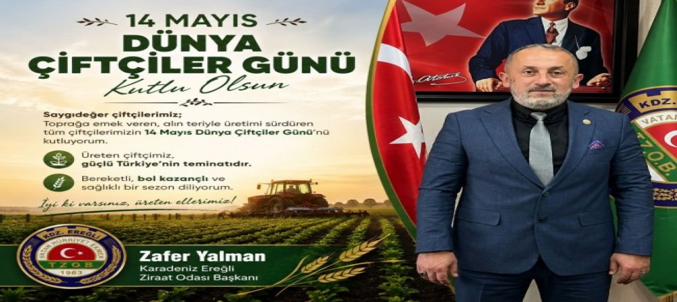 YALMAN'DAN 14 MAYIS ÇİFTÇİLER GÜNÜ MESAJI