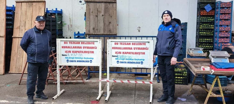 MÜŞTERİYE KABA DAVRANAN ESNAFA YAPTIRIM