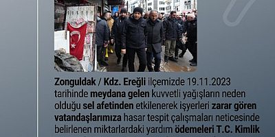 Afetzedelere destek ödemeleri başladı