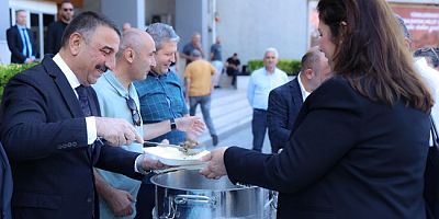 AHİ PİLAVI İKRAMINDA BULUNDULAR