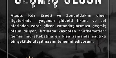 AK PARTİ ALAPLI BELEDİYE BAŞKAN A.ADAYI OCAK' GEÇMİŞ OLSUN MESAJI  