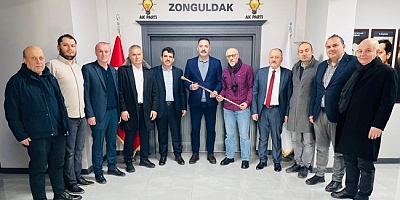 AK PARTİ YENİ İL BİNASINA  ÖNCEKİ YÖNETİMDEN ZİYARET