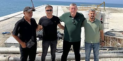 ALAPLI'da Liman inşaatında sona gelindi