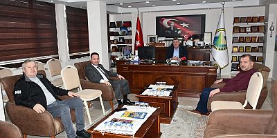 ALAPLI TSO BAŞKANI OKTAY'DAN BAŞKAN TEKİNE ZİYARET