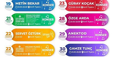 AMFİ TİYATRO’DA YAZ ETKİNLİKLERİ BAŞLIYOR!