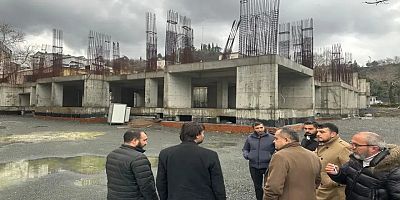 Andiç, Hükümet Konağı ve Emniyet Müdürlüğümüzün İnşaatını inceledi...