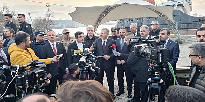 BAKAN YERLİKAYA: ´´ KAYIP DENİZCİLERİMİZDEN HERHANGİ BİR EMAREYE RASTLAMADIK´´