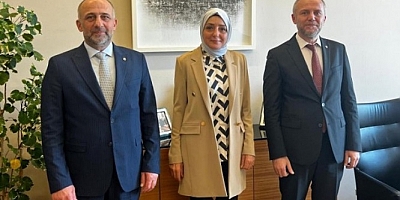  BAŞDANIŞMAN SAADET ORUÇ'U ZİYARET ETTİLER