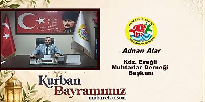 BAŞKAN ADNAN ALAR'DAN BAYRAM MESAJI