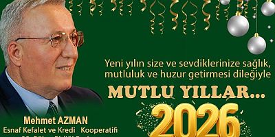 BAŞKAN AZMAN’IN YENİ YILMESAJI