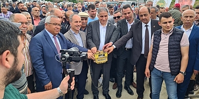 BAŞKAN BAŞOL'DAN ORMANLI'YA BİR ESER DAHA  KENT MEYDANI TEMELİ ATILDI