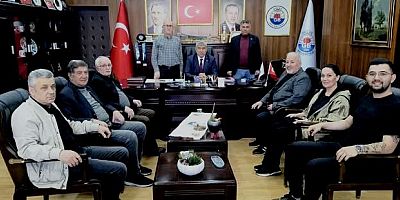 BAŞKAN KARA’YA UMRE DÖNÜŞÜ ZİYARET AKINI