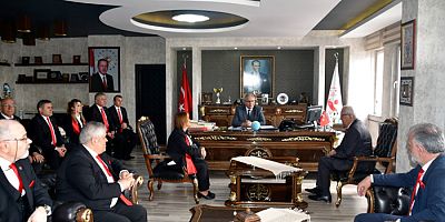 BAŞKAN POSBIYIK, EKİBİYLE KAYMAKAM YAPICI’YI ZİYARET ETTİ