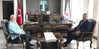 BAŞKAN POSBIYIK, KAYMAKAM YILMAZ’A ‘HAYIRLI OLSUN’ ZİYARETİNDE BULUNDU