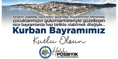 BAŞKAN POSBIYIK'TAN KURBAN BAYRAMI MESAJI