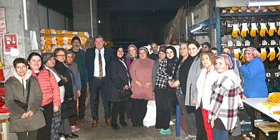 BAŞKAN TEKİN'DEN ÇALIŞAN EMEKÇİLERE ZİYARET