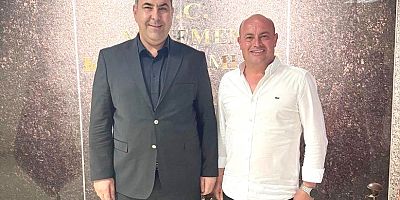 BAŞKAN ÜNLÜER'DEN  KDZ EREĞLİ’NİN YENİ ATANAN KAYMAKAM YILMAZ’A  ZİYARET