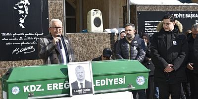 BELEDİYE İŞÇİSİ ÜSTÜN, SON YOLCULUĞUNA UĞURLANDI