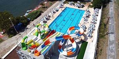 BELEDİYENİN AQUA PARKI YOGUN İLGİ GÖRÜYOR