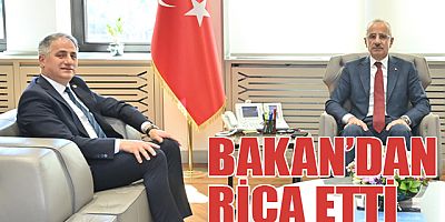 ÇEVRE YOLU NUN İSTİMLAK  İŞİNİ BAKAN’DAN RİCA ETTİ