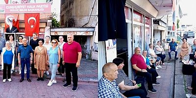 CHP GÜLÜÇ BELDE BAŞKANI DEMİRKOL’A KADIN KOLLARINDAN ZİYARET