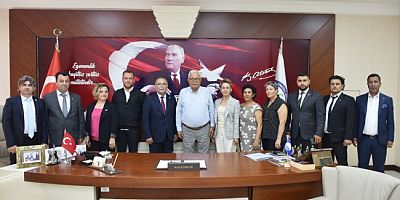 CHP İLÇE YÖNETİMİNDEN BAŞKAN POSBIYIK’A ZİYARET