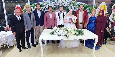 CİNAL AİLESİNİN KIZI EDANUR, UMUTCAN BURGUCU İLE HAYATINI BİRLEŞTİRDİ