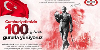 ERDEMİR  29 EKİM KUTLAMA MESAJI 