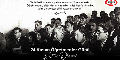 Erdemir'den Öğretmenler Günü mesajı...