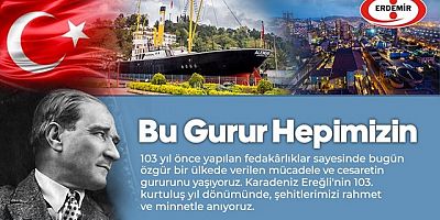 ERDEMİR, EREĞLİ´NİN KURTULUŞ GÜNÜNÜ KUTLADI