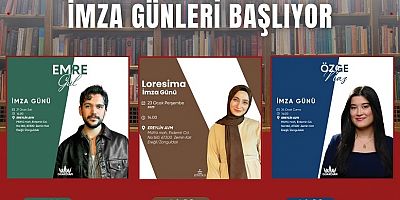 Ereylin AVM’de ünlü yazarların imza günleri başlıyor