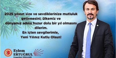 EYLEM ERTUĞRUL'DAN YENİ YIL MESAJI.